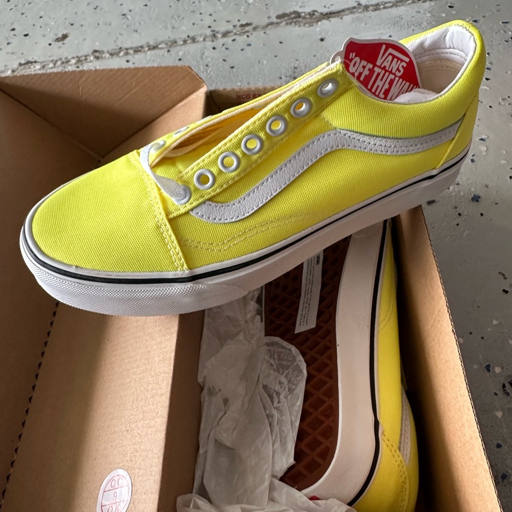 Vans neon Yellow old skool Sneakers